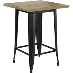 Tolix Tisch | Schwarz | B:T:H 60 x 60 x 106 cm | Industrie Tisch, Retrotisch, Industrial Tisch