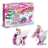 Craze 19450 Adventskalender Galupy Unicorn Einhorn Spielzeug Kinder ab 3 Jahren