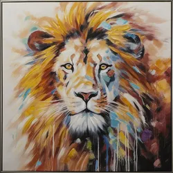 Gemälde BLUE LION KING