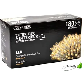 Kaemingk Lichterkette LED Basic 180 LED, warmweiß