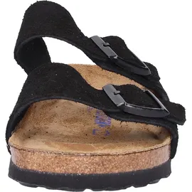 Birkenstock Arizona Weichbettung Veloursleder schmal schwarz 41