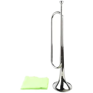 LOCADENCE Signalhorn Trompete, Messing Retro Standard B Signalhorn mit Großer Bohrung, Trompeten Musikinstrument für Anfänger von Schulkavallerie Orchestern