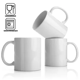 BigDean Kaffeetasse 0,3 l Weiß 6 St.