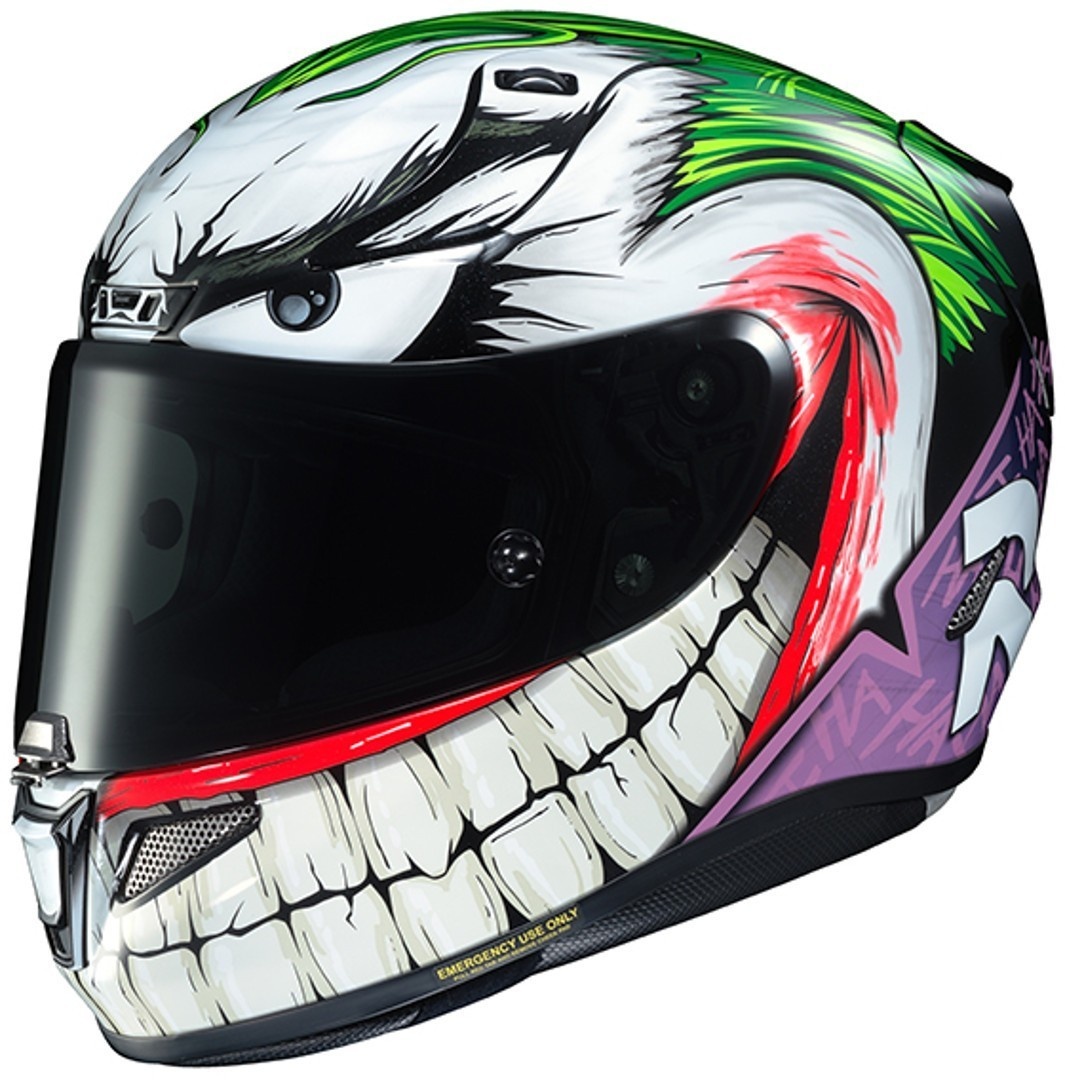 HJC RPHA 11 Joker DC Comics Helm, mehrfarbig, Größe 2XL für Männer