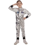 Bristol Novelty CC480 Astronaut Kostüm, Silber, 4-6 Jahre