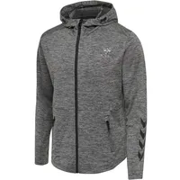 hummel Aston Kapuzenjacke Herren Dark Grey Melange S