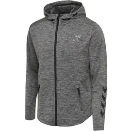 hummel Aston Kapuzenjacke Herren Dark Grey Melange S