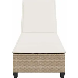 vidaXL Sonnenliege 200 x 55 x 77 cm Beige