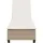 vidaXL Sonnenliege 200 x 55 x 77 cm Beige