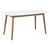Actona Esstisch Nagano 150 x 80 cm Lack Weiß / Matt