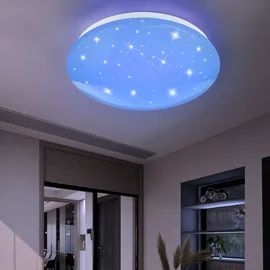 GLOBO RGB LED Deckenleuchte 1 rund weiß