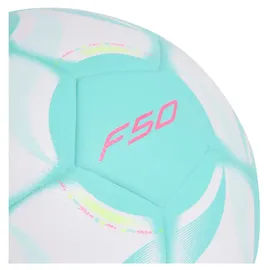 adidas Unisex Messi League Ball, White/Flash Aqua/Halo Mint/Lucid pink, 4