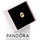 Pandora Clip-Charm Rund Gold 763678C00