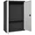 Proregal Stahlschrank 1 Fachboden 90x80x40 cm Grau-Anthrazit