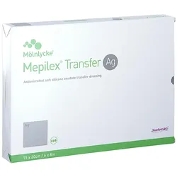 Mepilex Transfer Ag Schaumverband 15x20 cm steril