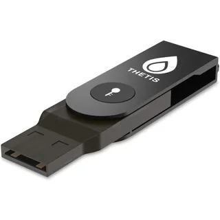 Thetis FIDO2 Security Key, Thetis Sicherheitsschlüssel [Faltbares] Zwei-Faktor-Authentifizierung USB (Typ A) für zusätzlichen Schutz in Windows/Linux/Mac OS, Gmail, Facebook, Dropbox, SalesForce, GitHub