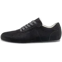 Werner Kern Tanzschuhe Damen Madison | Barfußschuh für Salsa, Bachata & Standardtanz mit breiter Zehenbox | Flexible Laufsohle aus Velourleder | Geschlossen, Schwarz | Made in Italy | 40 2/3 - 40 2/3 EU Weit