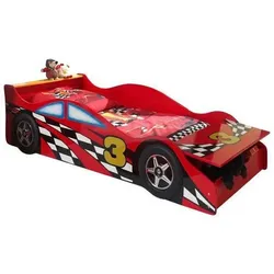 AUTOBETT Race Car Rot 70x140cm