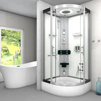 SeniorBad Duschkabine Dusche D58-60T0-EC Komplettdusche Fertigdusche 100x100 cm