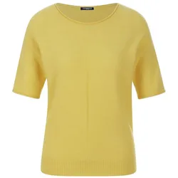 Rundhals-Pullover Fadenmeister Berlin gelb, 42