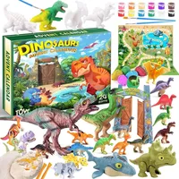 LuxusKollektion Adventskalender Dinosaurier Spielzeuge Weihnachten Geschenk 24 Tage Countdown