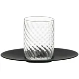Eisch Espressoglas mit Untertasse 100 ml schwarz in Gr.: Twist 78913302 | Schwarz