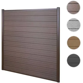 MCW WPC-Sichtschutz Savoie 190 x 0 cm Braun WPC