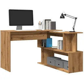 vidaXL Eckschreibtisch Artisan-Eiche braun