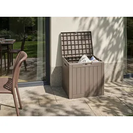 Beliani Aufbewahrungsbox RECIFE 56 x 43 cm 1-tlg. Taupe