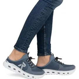 Rieker Damen Halbschuhe für Damen, Blau Größe 40