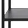 alasans Newcastle Konsolentisch 100 x 35 x 1 cm schwarz