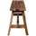 VCM Billy 90 x 25 cm Braun