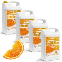 Bioethanol 96,6% 20L | Bio Alkohol Orangeduft 96,6% 4x5L | Bioethanol für Kamin, Tischkamin, Bioethanol Kamin | Bioethanol Orangeduft | Saubere Ve...