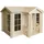 TIMBELA Spielhaus M520 Beige Holz