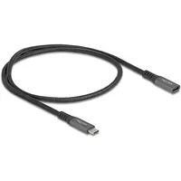 DeLock USB 10 Gbps Verlängerungskabel USB Type-C Stecker zu Buchse PD 3.0 100 W 0,5 m
