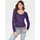 Heine Rundhalspullover lila 46