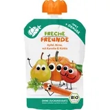 erdbär Freche Freunde Bio Quetschmus Apfel, Birne, Karotte & Kürbis 100 g