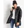 bonprix Steppjacke in Metallic-Optik, schwarz, Gr.40, Kurzer Steppmantel mit Kapuze