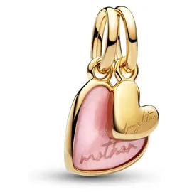 Pandora Mutter und Tochter Charm-Anhänger Pink 763766C01