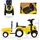 Homcom Rutschauto Tettraktor Gelb
