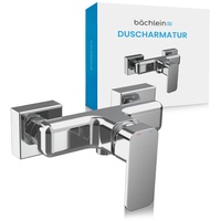 Bächlein Duscharmatur in Kantigem Design – Mischbatterie Komplettset inkl.