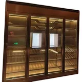 JV Möbel Weinregal 60 x 100 x 100 cm Gold