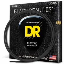 DR Strings DR B EXBK BKB6-30 Extra Black Beauties Medium Saite (6-String)