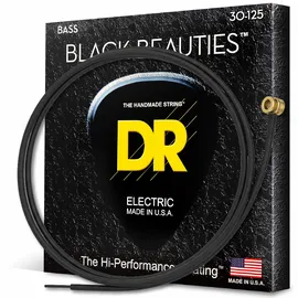 DR Strings DR B EXBK BKB6-30 Extra Black Beauties Medium Saite (6-String)
