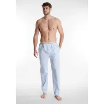 Tom Tailor Pyjamahose TOM TAILOR "Dakota", Herren, Gr. 56, N-Gr, blau, Jersey, Obermaterial: 100% Baumwolle, gestreift, bequem lang, Hosen Pyjamahose, Logobund, Seitentaschen, locker, bequem, atmungsaktiv, elastisch