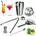 Cocktailset 5-teilig Edelstahl Silber