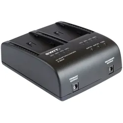 Swit S-3602F - 2 Kanal Simultan Netz-/Ladegerät f. Sony NP-F Mount