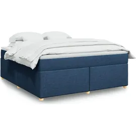 vidaXL Boxspringbett 180 x 200 cm Blau