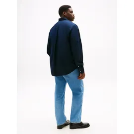 Tommy Hilfiger Big & Tall Langarmhemd Blau 4XL
