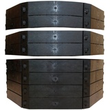 KHW Schnellkomposter, BxTxH: 130x130x100 cm, 1050 l, (Set) schwarz